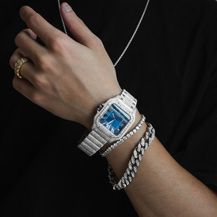 Roman scale square women's watch fashion diamond watch women's elegant all-match quartz watch in stock wholesale