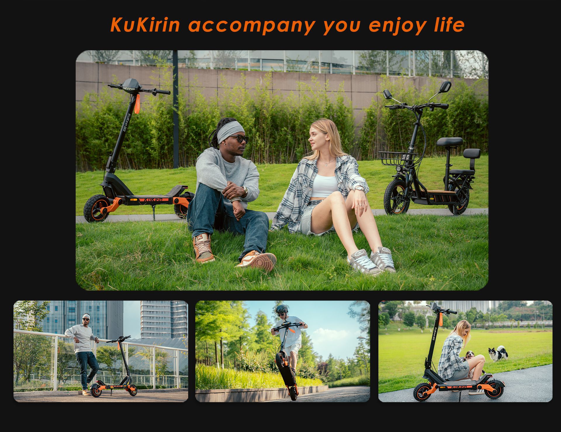 Kukirin G3 Electric Scooter Three-In-One Foldable Electric Bike Portable Folding