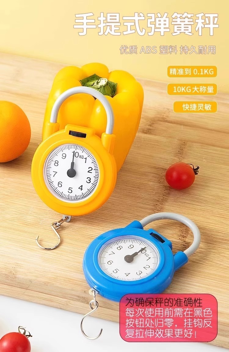 Spring Scale, High Precision Handbag Scale, Convenient Household Express Scale, Portable Small Hook Scale, Small Handbag Mechanical Scale