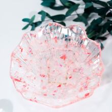 创意水晶碎石滴胶紫水晶粉水晶首饰盘收纳盘手链消磁盘家居工艺品