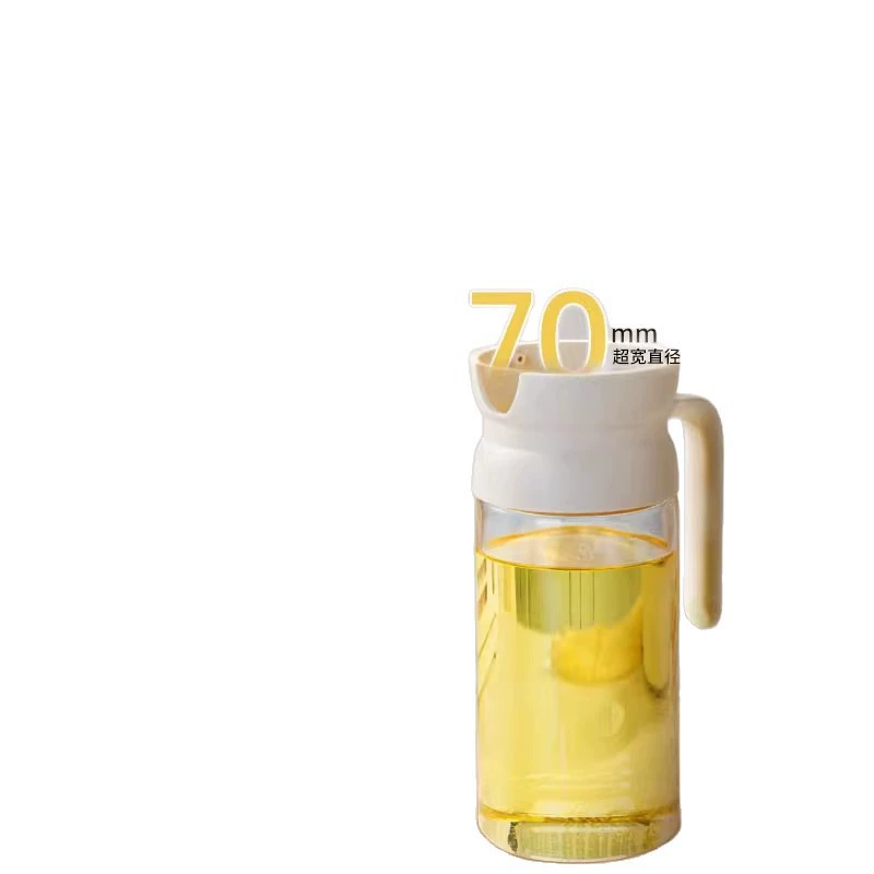 Automatic foldable glass antibacterial hermetic oil dispenser canned