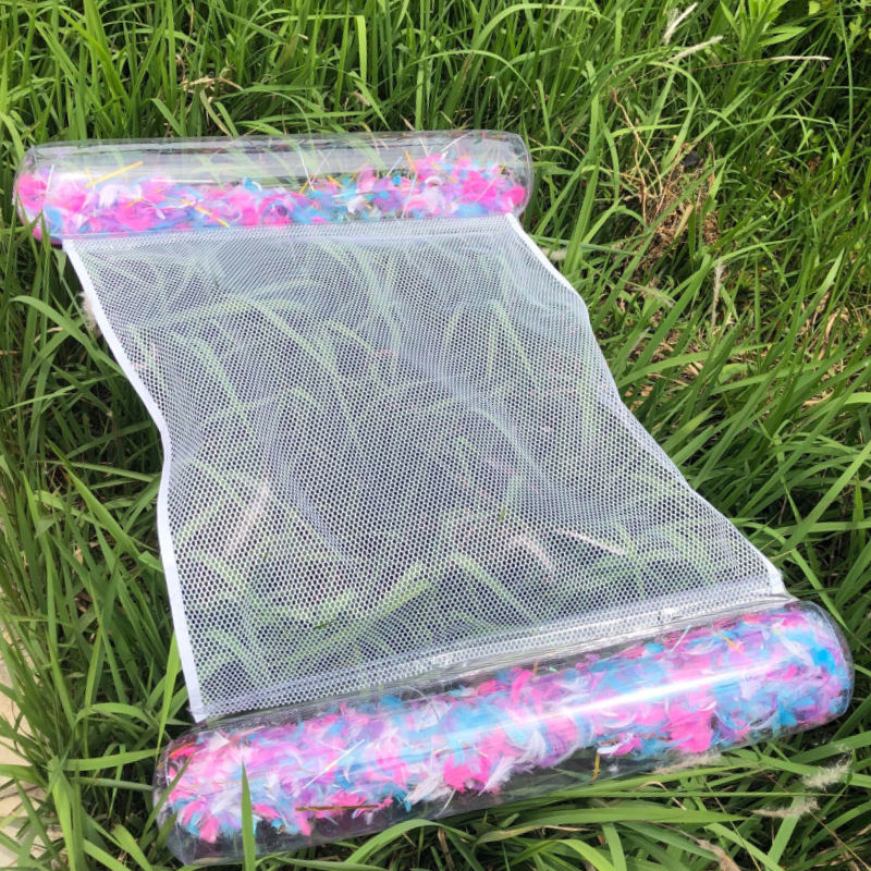 4管クロスボーダー熱売エアハンモック水上遊戯寝椅子浮床直売帯網折り畳み背もたれ浮き爆発