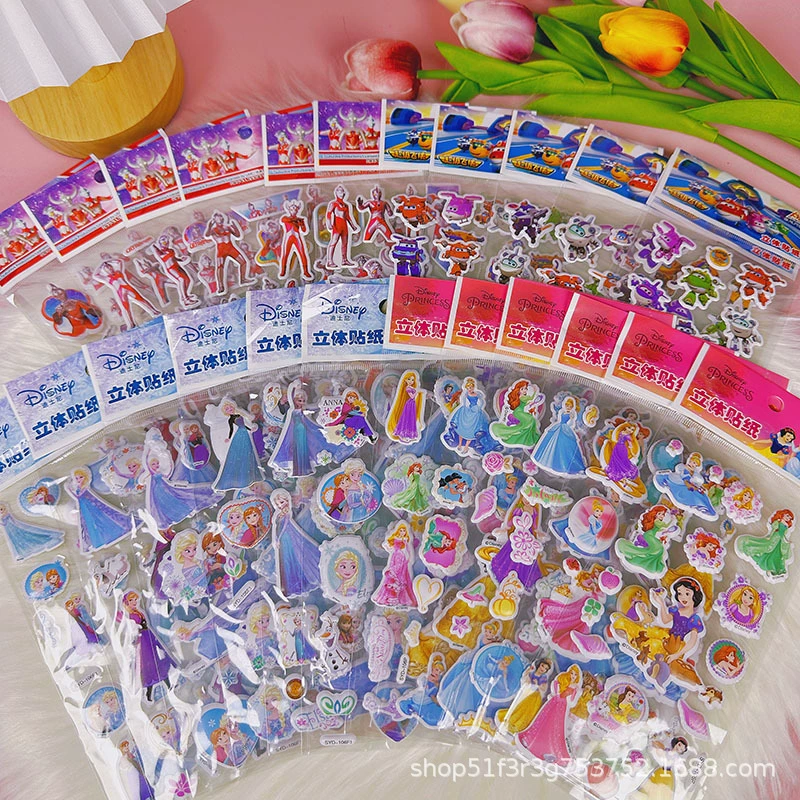 Детская мультипликационная трехмерная пенистая наклейка для детей