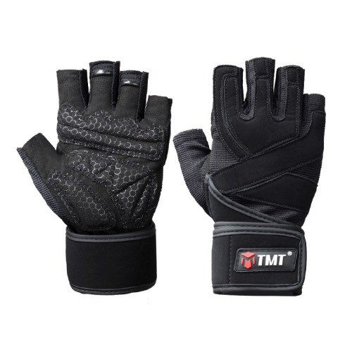 tmt fitness gloves sports outdoor men's deadlift exercise pull-up bench press anti-slip hand guard for adult women