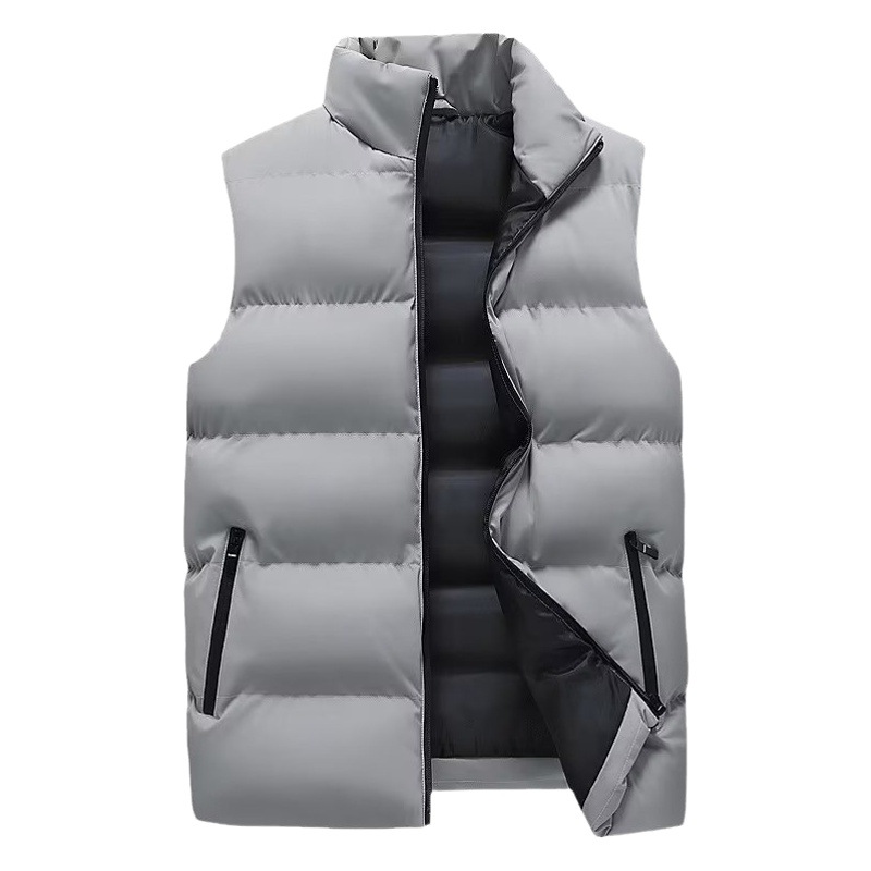 2022 invierno nuevo chaleco de algodón de los hombres de estilo coreano casual suelta estudiante abrigo moda de moda abrigo de algodón acolchado de los hombres a juego