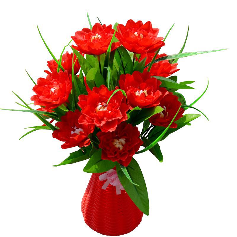 Decoración de muebles al por mayor Flores artificiales Estilo rústico Ramos de flores de seda Pantallas de peonías Nuevos diseños florales de siete cabezas del fabricante