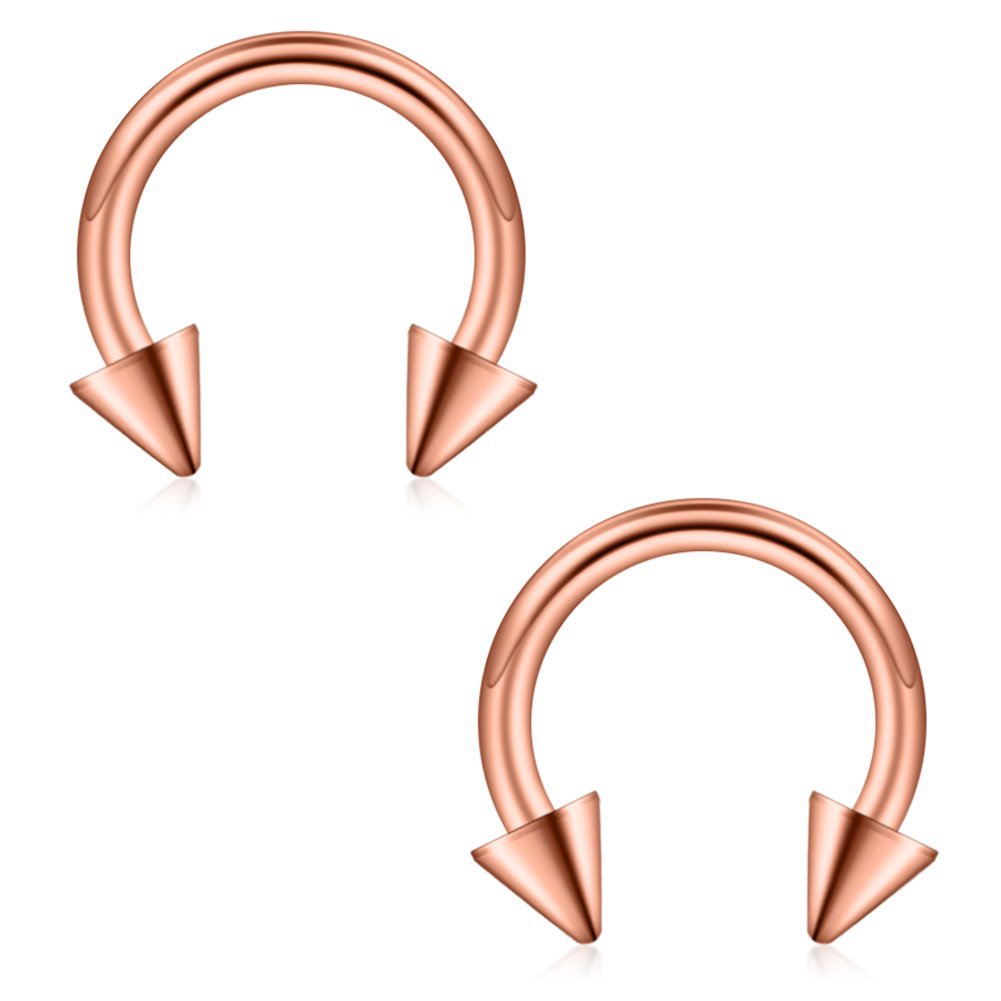 Nasenpiercing-Schmuck im europäischen und amerikanischen Stil aus Edelstahl, galvanisiertem Titanstahl, C-förmig, Ohr- und Lippenpiercing-Schmuck_voghion.com