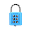 Small 6 -digit key password lock hanging lock gym cabinet children's lugs fixed password lock blind lock