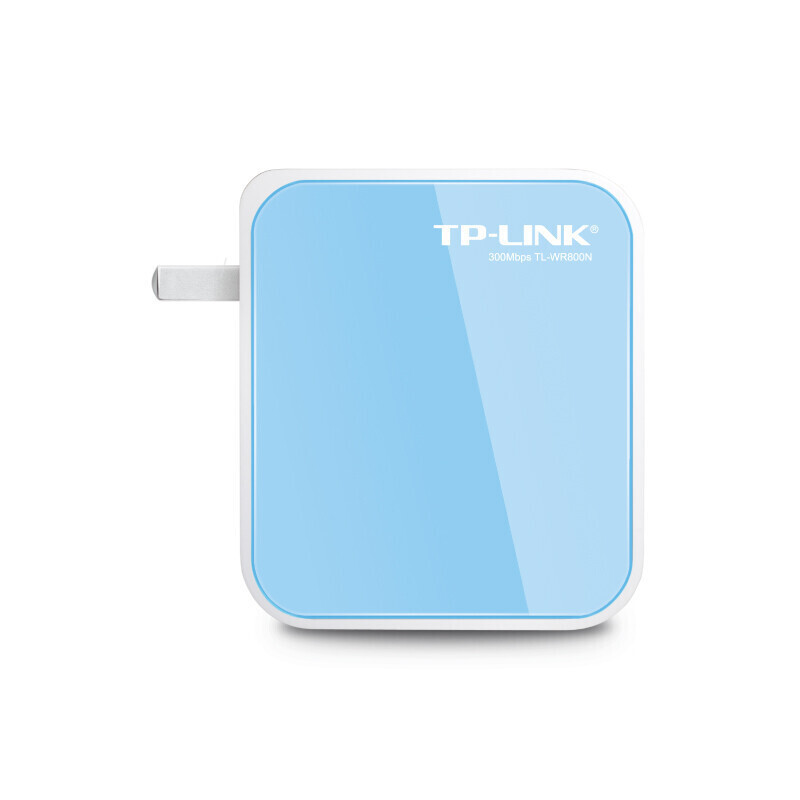 TP-LINK 300M迷你无线路由器WIFI信号放大器中继TL-WR 蓝