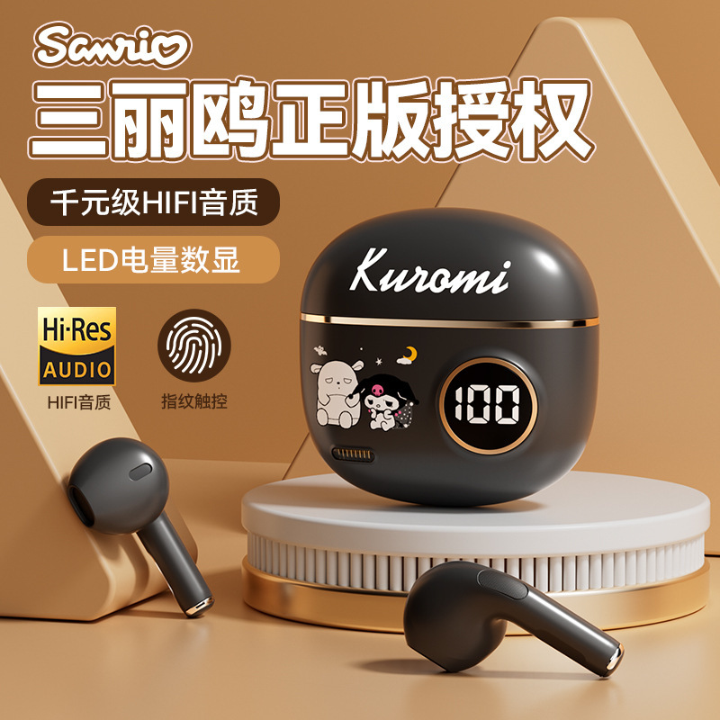 Sanrio Bluetooth Headset S190 Stereo In-Ear Ultra-Long Battery Life Cute Cartoon Mini Digital Display Headset Sanrio Bluetooth Headset S190 Stereo In-Ear Ultra-Long Battery Life Cute Cartoon Mini Digital Display Headset