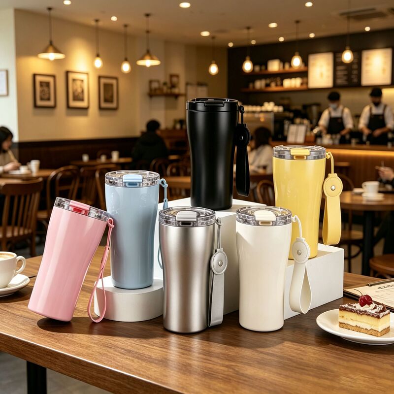 Cross-Border Creative Slim Waist Double-Drink Coffee Cup, 316 Stainless Steel Insulated Cup, Portable Double-Layer Vacuum Water Cup with High Aesthetic Value Cross-Border Creative Slim Waist Double-Drink Coffee Cup, 316 Stainless Steel Insulated Cup, Portable Double-Layer Vacuum Water Cup with High Aesthetic Value