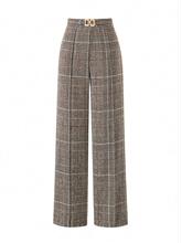Z 75715 Colorful Plaid Wool Trousers ��ɫë�ظ��ӿ� �羳����