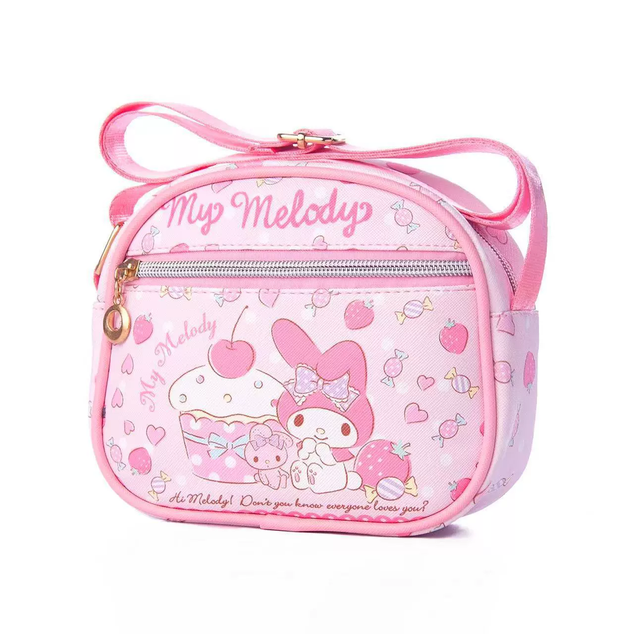 Cute cartoon small organizer bag, one-shoulder bag