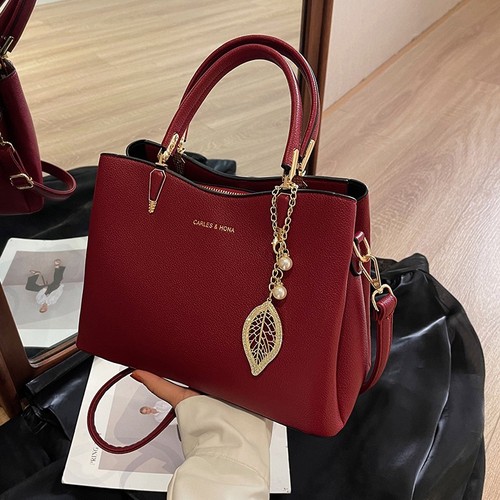 High-end wedding purse for women, 2024 new style bridesmaid bag, small red handbag for the bride