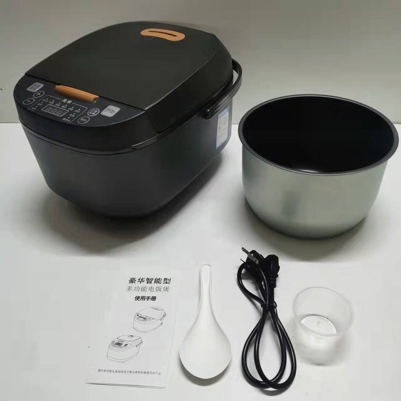 Arrozcocineta inteligente de 5 litros, multifuncional doméstica de gran capacidad, arrozcocineta eléctrica para 4 - 5 personas, reserva de tiempo, entrega de regalos