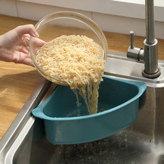 Chicken triangular sink drain basket household kitchen garbage dry and wet separation hanging fruit and vegetable drain rack