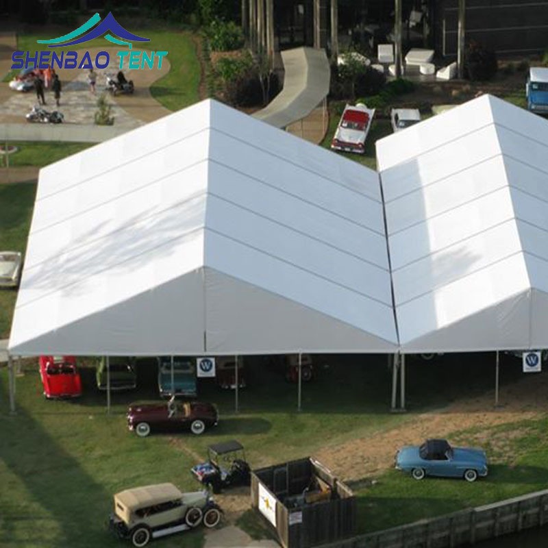 户外草地浪漫婚礼宴会喜庆帐篷 带透明窗布幔结婚寿宴活动帐篷