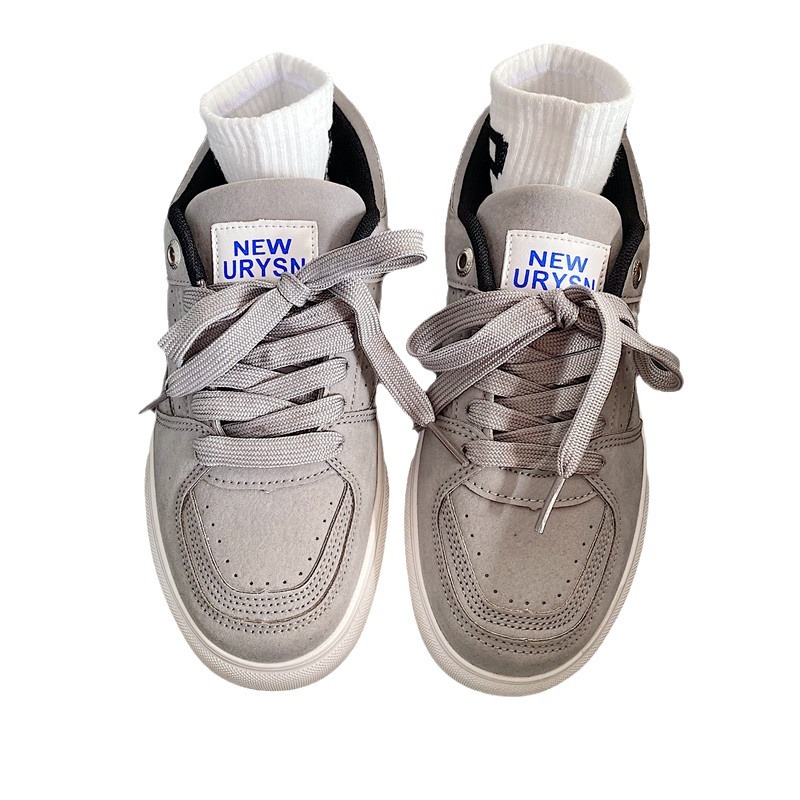 Herren Freizeitschuhe Skateschuhe Dunkelgrau Sportlicher Style_voghion.com