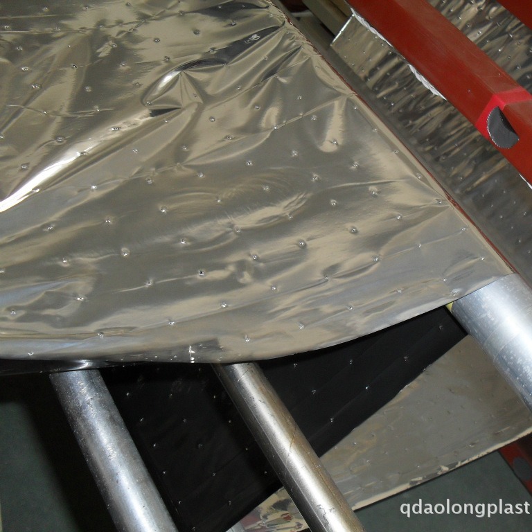 厂家生产针孔镀铝膜-高强度反光增色，防虫除蚜-透气除草功能