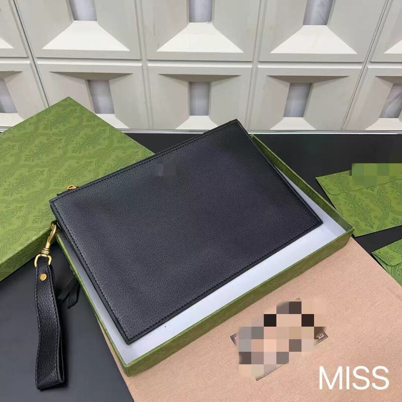 Gucci Clutch Bag High-End Business Casual Men's Clutch Bag Large Capacity Men's Handbag Cross-Border Wholesale
