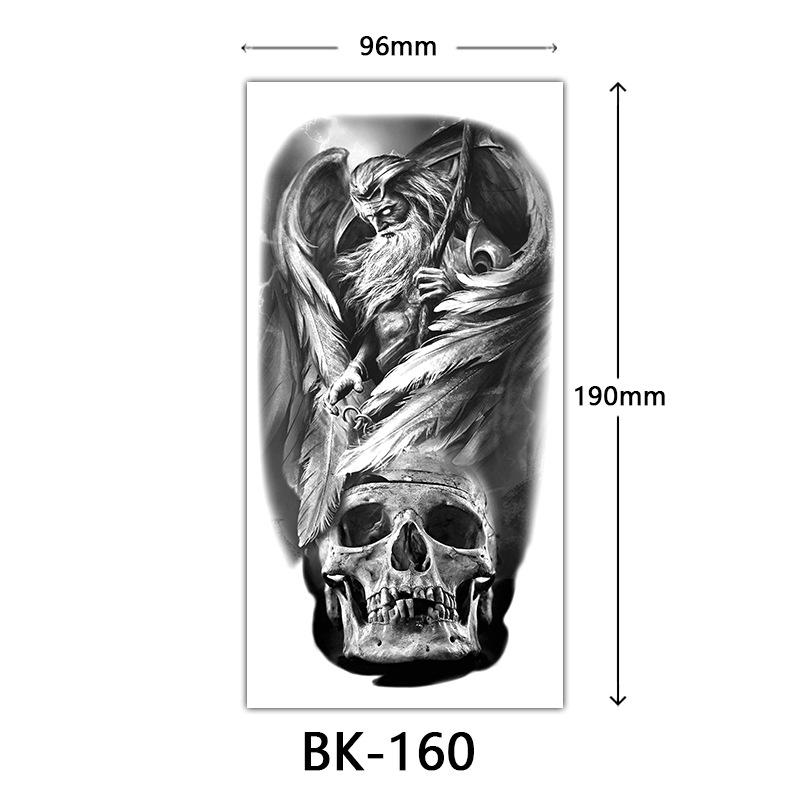 Tatuaje Temporal de Flores Boceto de Papel de Transferencia al Agua, Impresión por Transferencia de Agua, para Cuerpo image 166