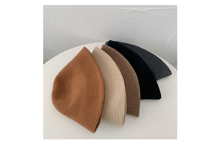 Women's Simple Style Solid Color Curved Eaves Bucket Hat display picture 1