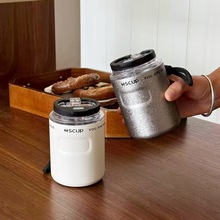 新款简约咖啡杯便携小巧双饮水杯迷你高级不锈钢真空杯子礼品批发
