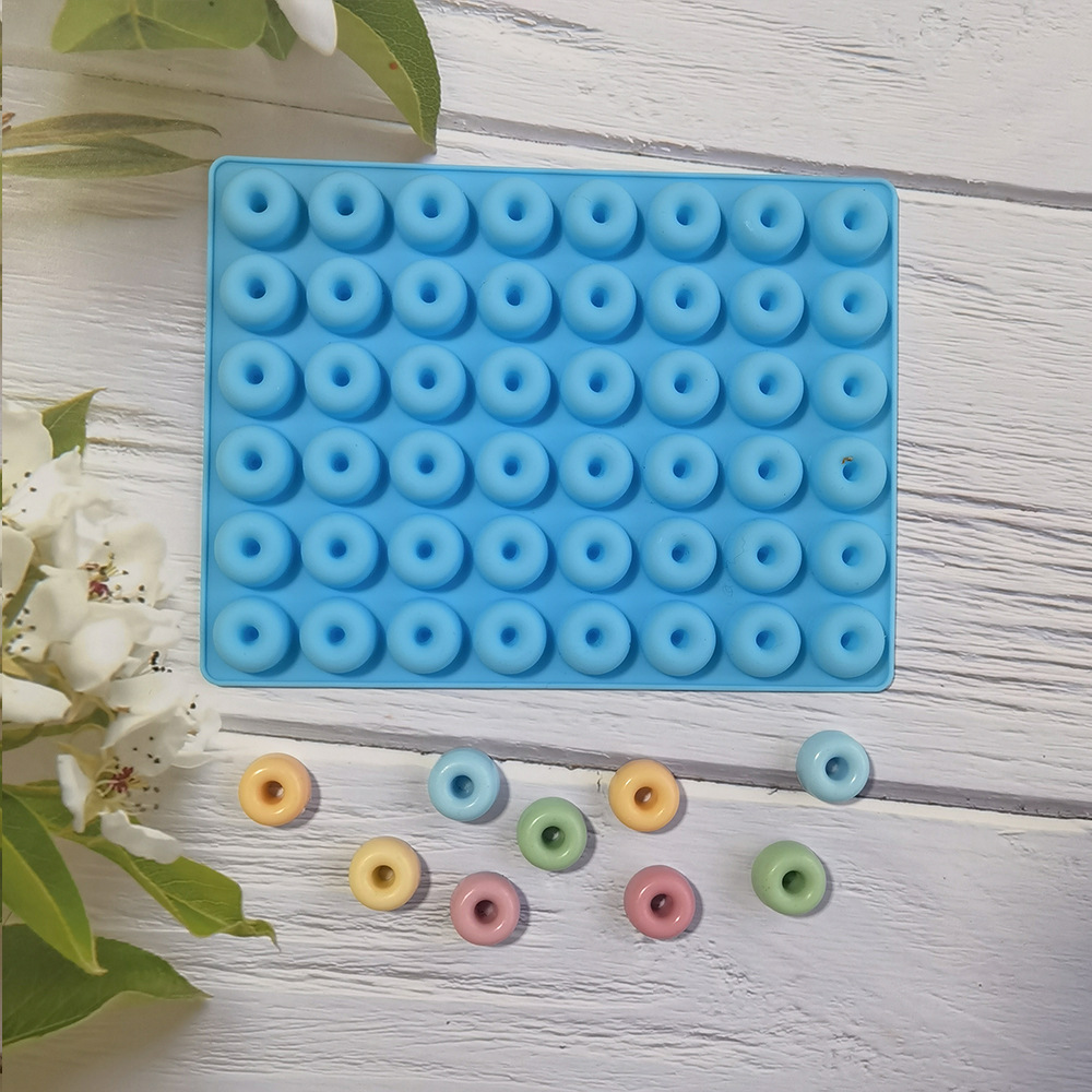 Silicona 48 con donas 160 Pastel horneado de chocolate Galletas Muffins Molde de pastel Postre Herramientas de cocina