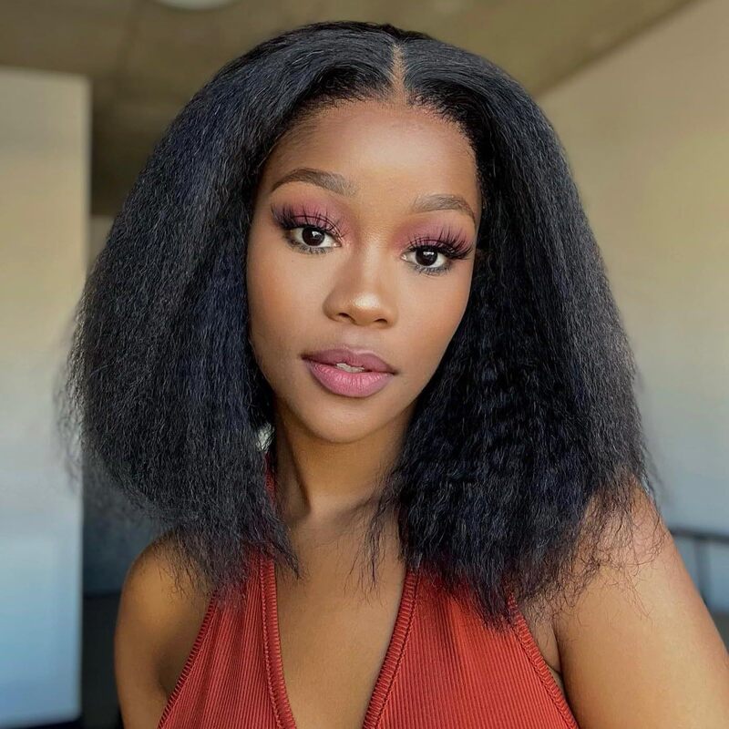 Real Human Hair Wigs 4X4 5X5 13X4 Front Lace Bob Straight Real Human Hair Wigs Cross-Border