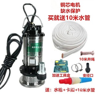 Household Submersible Pump 1 Inch 220V Small Water Pump Water Suction High Lift Household Well Water Agricultural Clean Water Sewage Pump