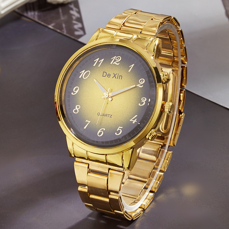 Reloj de cuarzo de moda para hombres Movimiento automático Reloj deportivo luminoso Reloj de moda digital grande para hombres para ancianos