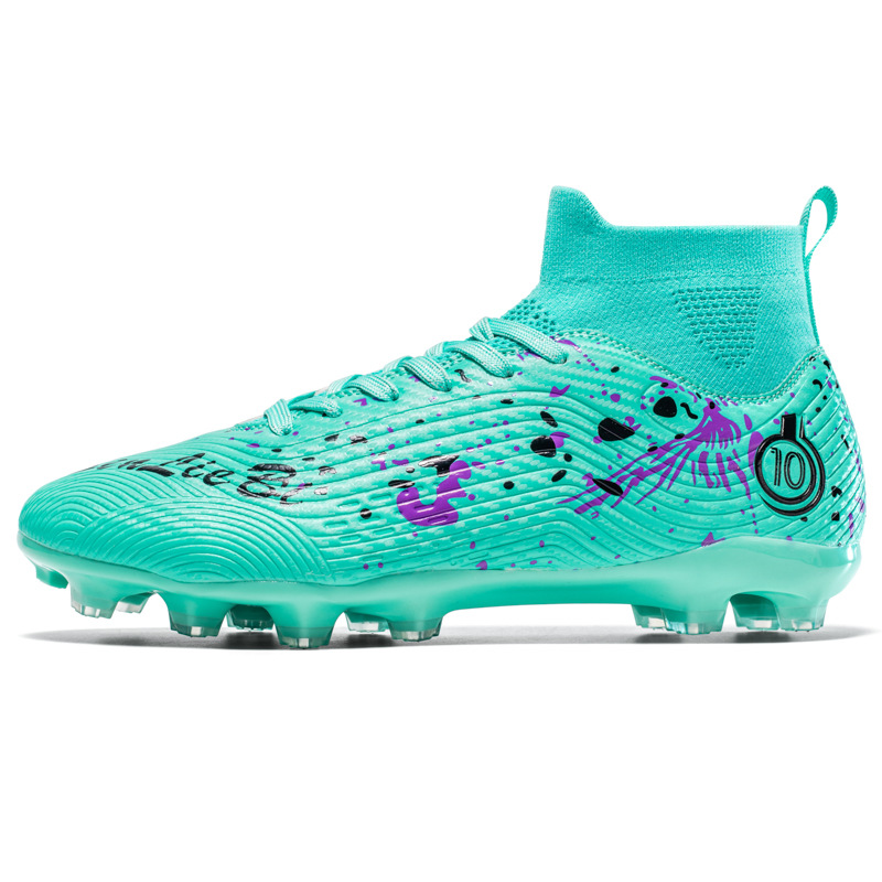Nuevos zapatos de fútbol para hombres y mujeres con clavos largos zapatos de fútbol juveniles zapatos de entrenamiento antideslizantes un cabello