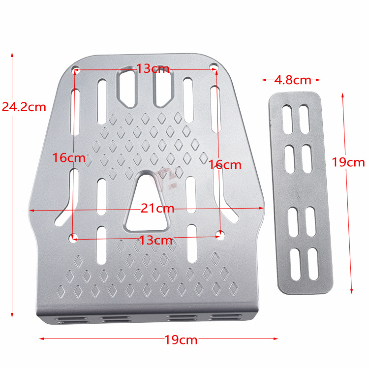 Suitable for Most Backrest Expansion Tail Box Brackets to Install Modified Yadi Emma Bell Electric Motorcycle Scooters