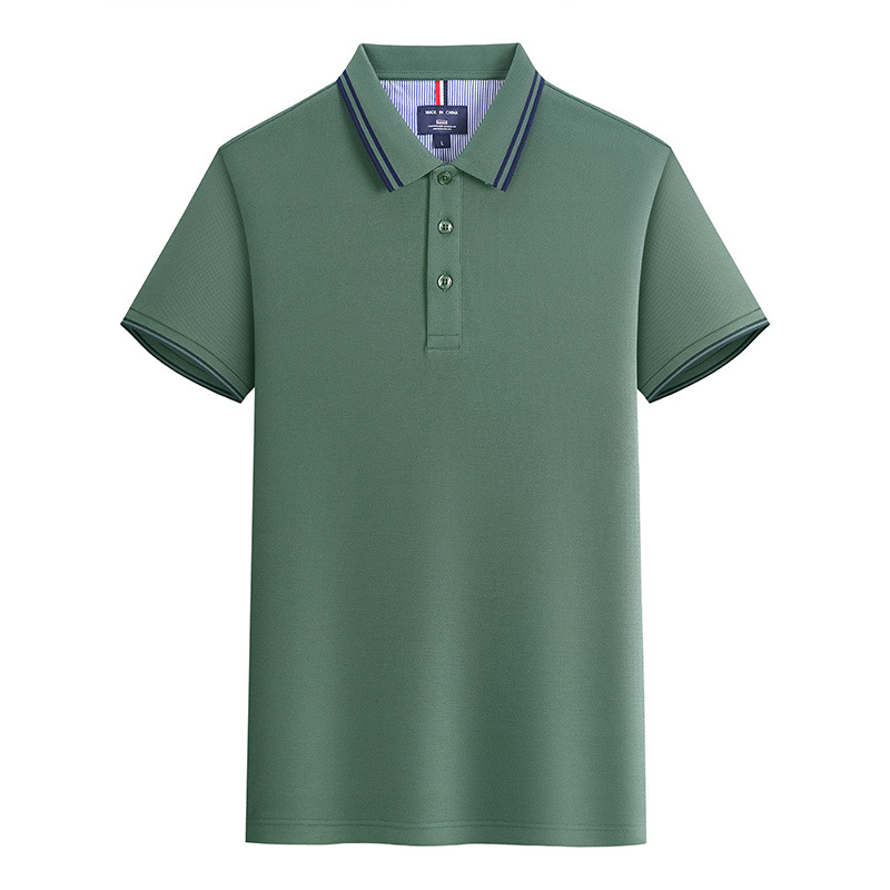 Caballo algodón suave brillante transpirable solapa manga corta Equipo Cultura publicidad camisa Camiseta polo ropa de trabajo personalizada