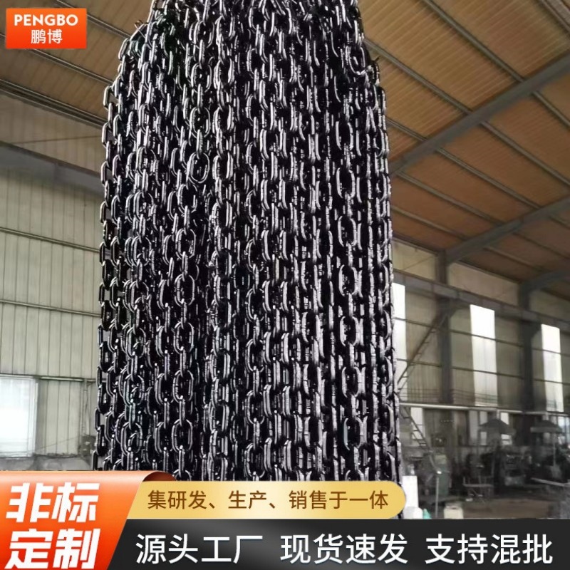 绿化护栏装饰链条G80级矿用起重吊装链条工业不锈钢链条 圆环链条