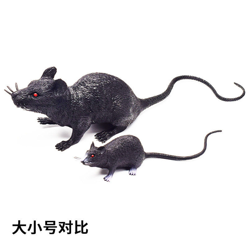 Tricky Cross-border Halloween Scary Simulation Mouse Terror Parodia Mini Little Mouse Ghost Festival Party Tricky Toys