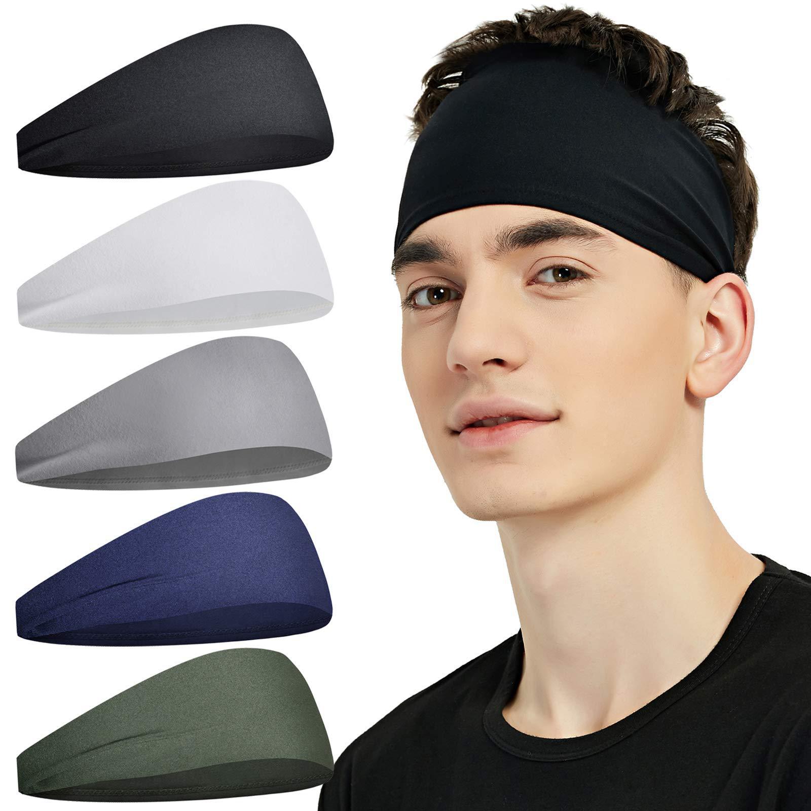 Women's Headband Elastic Hair Band Non-slip Soft Fabric Sweat-absorbent Yoga Running Hiking Baseball Basketball Sports Hair Accessories