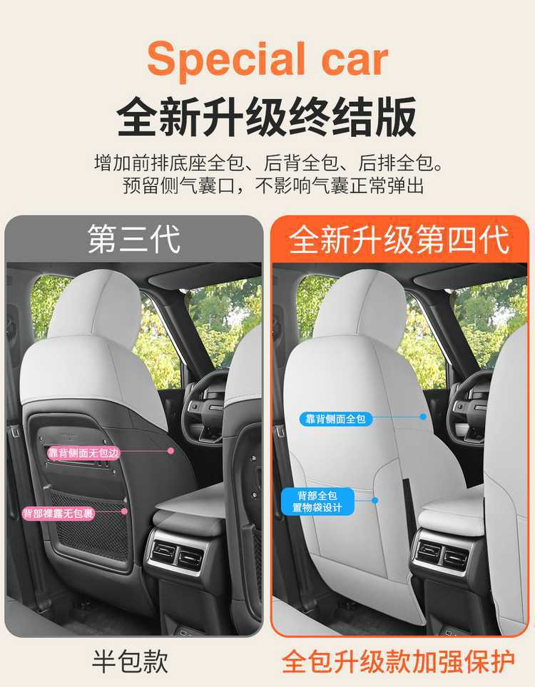 2025 Chery Fengyun X3/X3L/X3Plus saddle seat covers, designed specifically for the car, are suitable for all seasons
