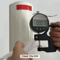 TPU невидимая автомобильная пленка прозрачная светоотражающая PPF пленка для защиты лакокрасочного покрытия автомобильная пленка 7.5 мин автомобильная одежда автомобильная пленка фабрика