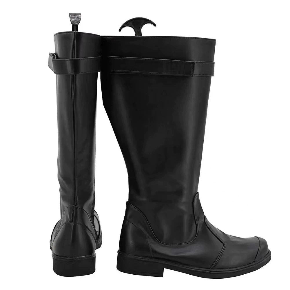 2024 Европейские и американские новые мужские туфли 40-48 больших размеров круглые головы дикие повседневные сапоги рыцаря сапоги