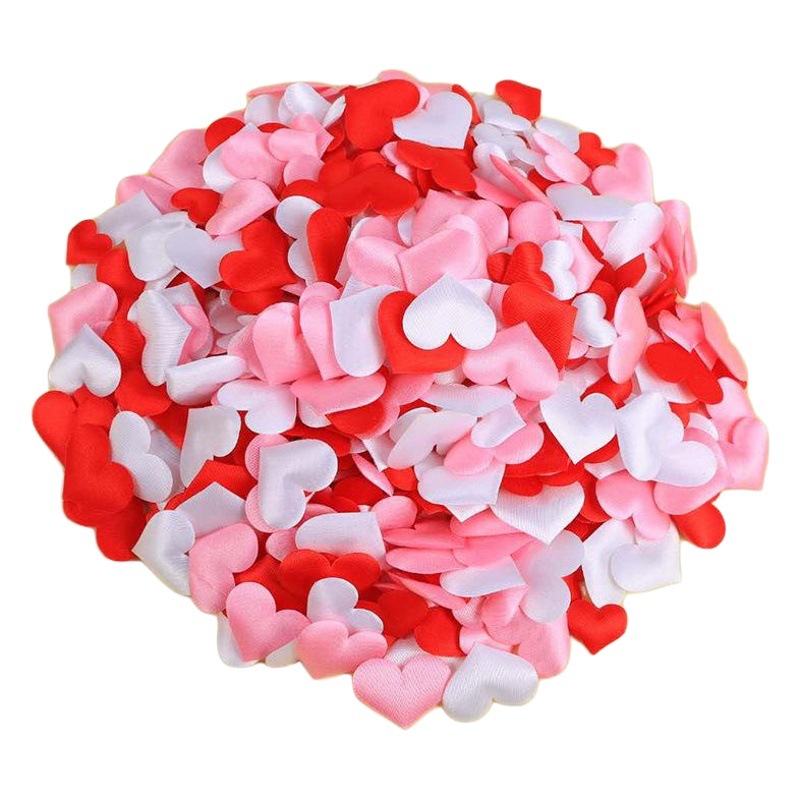 Boda boda con amor esponja mano lanzando flores boda habitación diseño melocotón corazón cama propagación pétalos creativo propagación flores 3cm1000