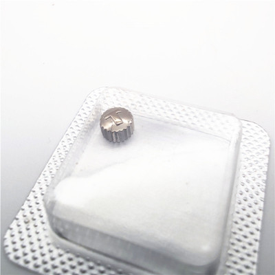 适用T033男4.5*2.9*1.6女4.4*2.7*1.6白色金全钢天说把头巴头表冠