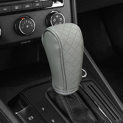 Sürətlər qutusu və əl tormozu başlıqları – Gear Cover Car Gear Protective - automatic-transmission-silver-gray