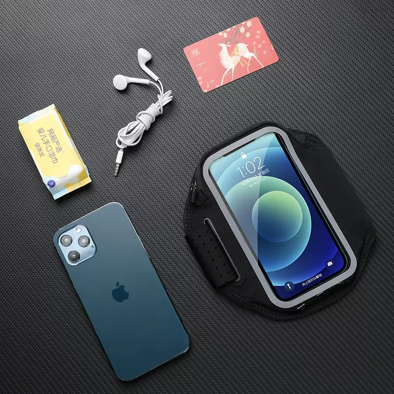 厂家直销新款双层触屏手机臂包腕包防水大容量户外跑步运动手机袋