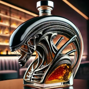 Cross-Border Creative Red Wine Whiskey Vodka Empty Wine Bottle Large Capacity Special-Shaped Sealed Wine