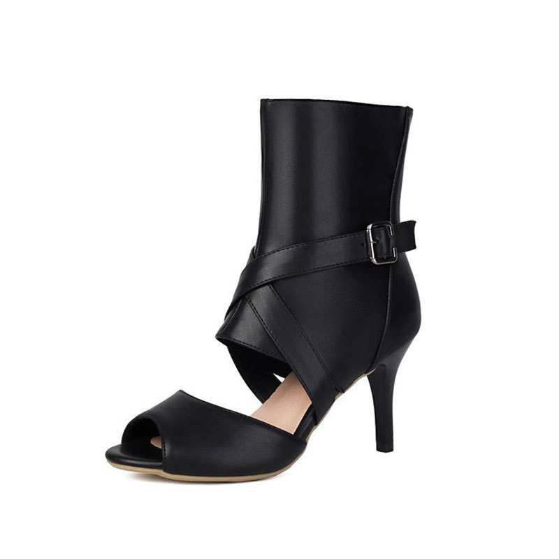 Summer High-Top Sandals with Peep-Toe and Stiletto Heels, Large Size Women's Shoes for Export, Size 33-12 Summer High-Top Sandals with Peep-Toe and Stiletto Heels, Large Size Women's Shoes for Export, Size 33-12