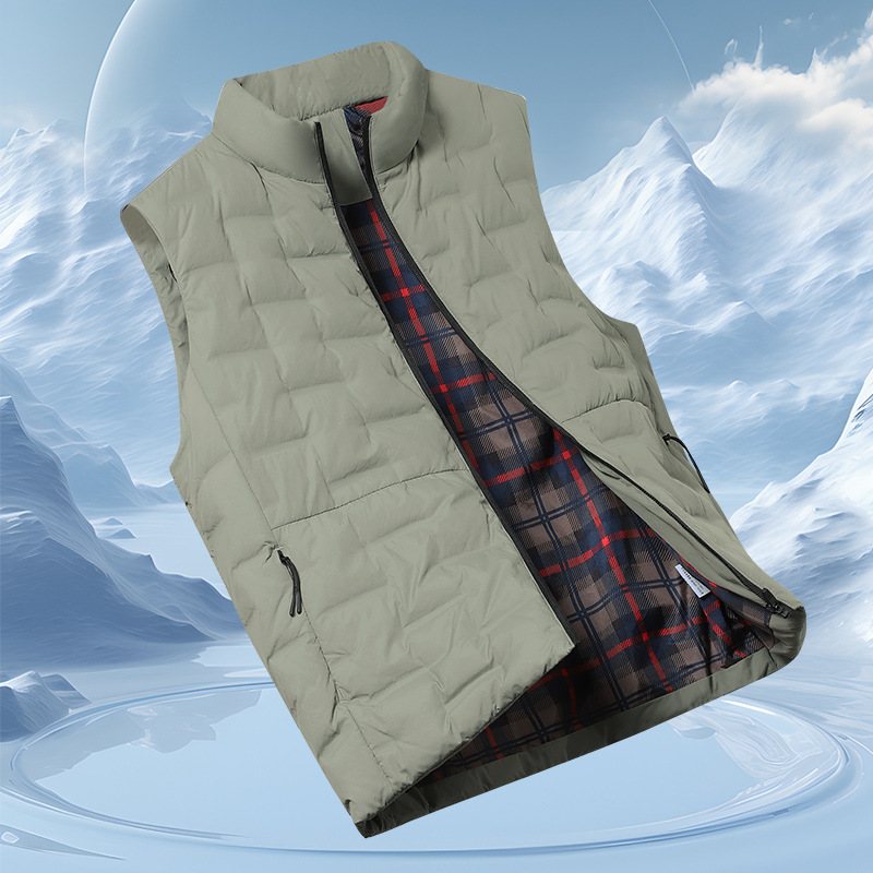 Men's and Women's Same Style Autumn and Winter down Vest Graphene Warm Casual Large Size down Vest New National Standard 90 Duck down Men's and Women's Same Style Autumn and Winter down Vest Graphene Warm Casual Large Size down Vest New National Standard 90 Duck down