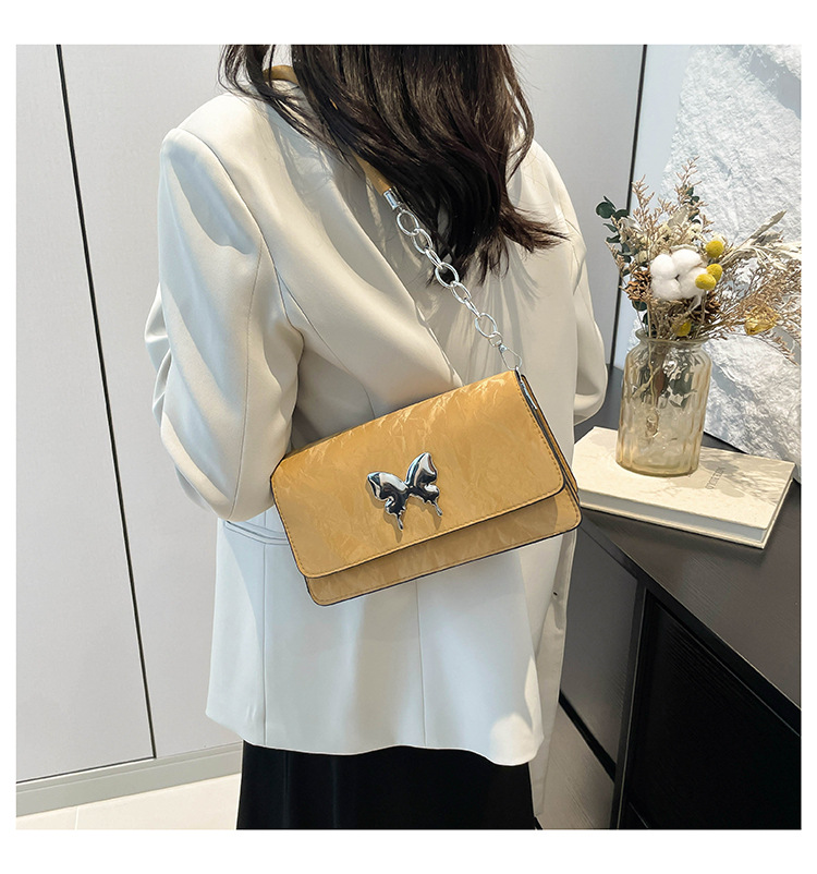 Modische und einfache Schleife Handheld Unterarm Damen 2024 Neue Stil Kette Mode Single Schulter Pendler Kleine Quadrat_voghion.com