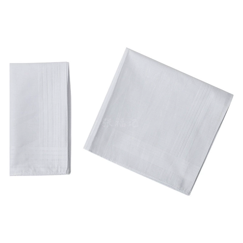 В наличии хлопок 40 см белый атласный платок Amazon белый квадратный платок DIY принт логотипа