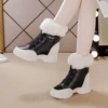 Чёрный (с кроличьим мехом)